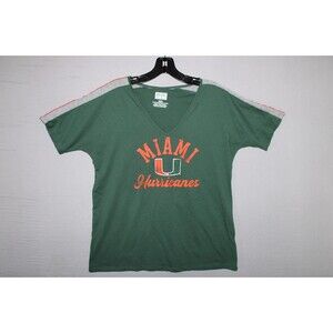 Box Seat University Of Miami Hurricanes T-Shirt Women M The U Casual